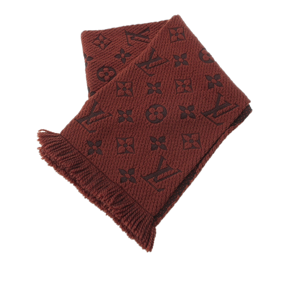 Pre-Loved Louis Vuitton Monogram Echarpe Logomania Wool and Silk Scarf